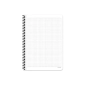 KESKİN OUTDOOR SPİRALLİ SERT KAPAK DEFTER 17x24 KARELİ 80 YAPRAK KAHVE (411011) - 2