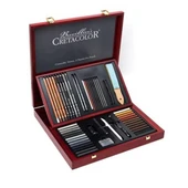Cretacolor Selection Premium Çizim Seti Ahşap Kutu 53lü 40060 thumbnail 1
