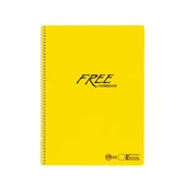 KESKİN FREE SPİRALLİ DEFTER A4 DÜZ 120 YAPRAK (320450) - 3