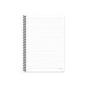 KESKİN OUTDOOR SPİRALLİ SERT KAPAK DEFTER 17x24 ÇİZGİLİ 80 YAPRAK BORDO (411002) - 2