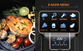 Dalle DL-AF558T1 Dijital 5.5 Lt Yağsız Fritöz 1700 Watt - XL AirFryer - 4