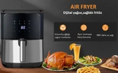 Dalle DL-AF558T1 Dijital 5.5 Lt Yağsız Fritöz 1700 Watt - XL AirFryer - 3