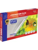 Kraf Laminasyon Filmi Parlak A4 125Mic 100'lü (2124) - 1