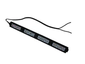 Polis Çakar IP65 2835SMD Kırmızı Mavi Sarı Beyaz Flaş Strobe Işıklar Aydınlatma oto araba motor 200LM LED DC 12V 12W 12 Göz Led 4 renk 203x19MM - 4