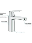 Grohe 23327000 Krom Eurosmart Cosmo Lavabo Bataryası thumbnail 2