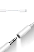 Iphone Tüm Serilerle Uyumlu Lightning Telefon Kulaklık Çevirici Aux Dönüştürücü Aparat Orjinal 7 8 X 11 12 13 14 Pro thumbnail 6