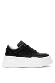 Lufian Darla Kadın Hakiki Deri Klasik Sneaker Siyah 121230020 - 1