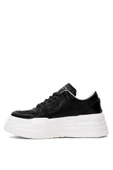 Lufian Darla Kadın Hakiki Deri Klasik Sneaker Siyah 121230020 - 2