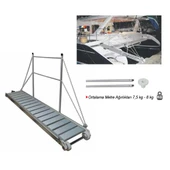 Sealux Psr-3S Alüminyum Basamaklı Sabit Pasarella  50X400Cm - 1