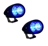 Motosiklet Forklift Atv Uyarı İz Lambası Mercekli Mavi Işık 12-80 Volt 2 Adet thumbnail 1