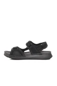 Aspor Siyah Anatomik Cırtlı Erkek Sandalet thumbnail 2