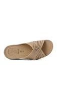 Aspor Bej Anatomik Kadın Düz Terlik - 5
