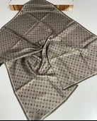 Logo Desenli İpek twil Eşarp - İlkbahar - Yaz thumbnail 1