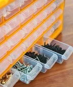 Monoblok Super Bag Mono Blok Çekmeceli Organizer 18'Li Vida Dübel Çivi Çekmecesi - 2