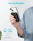 Anker 321 MagGo Powerbank (PowerCore Manyetik 5K) Beyaz thumbnail 3