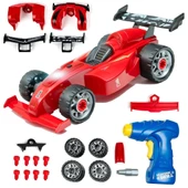 Matkaplı Formula F1 Araba Modifiye Seti Sesli Işıklı Sök Tak - 2