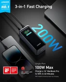 Anker, 735 Prime, 20.000mAh Powerbank, İki yüksek güçlü USB-C port ve bir USB-A port, Süper Hızlı Şarj ile Ultra Yüksek Kapasiteli Güç Bankası, 200W thumbnail 5