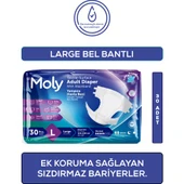 Moly Bel Bantlı Hasta Bezi Large 30'lu - 2