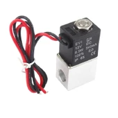12V Solenoid Valf- 2 Konumlu 2 Yönlü Pnömatik Valf Vana -2v025-08 thumbnail 2