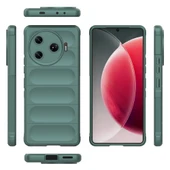 Tecno Spark 30 Pro Kılıf Esnek TPU Oyuklu Arka Yüzey Tasarımlı Etnik Silikon Kapak - 3