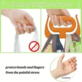 2 Adet Poşet Taşıma Aparatı Çok Amaçlı Market Pazar Poşet Taşıma Aparatı Poşet Tutucu Taşıma Kiti - 5