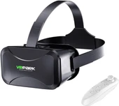 Microcase VRPARK V7 3D Sanal Gerçeklik Gözlüğü + VR Kablosuz Bluetooth Kumanda-AL4749 - 1