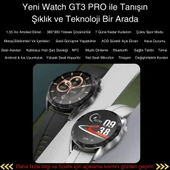 Watch GT3 PRO Gümüş Erkek Akıllı Saat, Klasik AMOLED Sesli Görüşme,NFC Android iPhone Huawei Uyumlu 8 9 10 - 2
