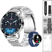 Watch GT3 PRO Gümüş Erkek Akıllı Saat, Klasik AMOLED Sesli Görüşme,NFC Android iPhone Huawei Uyumlu 8 9 10 - 1