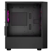 Rampage Kasa Lyra Mesh Temperli Siyah 3x2Cm RGB Fan M-Atx Mid-T Gaming (Power Yok) - 5