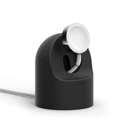 Apple Watch Uyumlu Silikon Akıllı Saat Şarj Standı  Siyah - 3