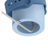 Apple Watch Uyumlu Silikon Akıllı Saat Şarj Standı  Mavi - 5