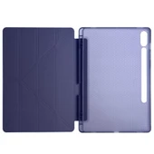 Samsung Galaxy Tab S7 Fe T735 / T737 / T730 12.4 İnç Katlanabilir Kalemlikli Standlı Akıllı Kılıf  Lacivert - 4