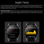 Watch GT3 PRO Gümüş Erkek Akıllı Saat, Klasik AMOLED Sesli Görüşme,NFC Android iPhone Huawei Uyumlu 8 9 10 - 7