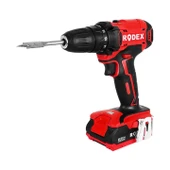 Rodex RDX3365 Akülü Şarjlı Vidalama Matkap 18V  2.0Ah - 1