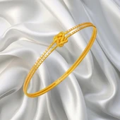 22 Ayar Kalemli Aşk Düğümü Bilezik 15 Gr - 1