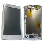Lenovo A2010 Lcd Çıtalı Ekran Full Beyaz - 1