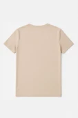 Erkek Rahat Kesim Bisiklet Yaka Yazı Baskılı T-shirt - 7