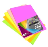 Fosforlu Renkli A4 Fotokopi Kağıdı 25Li - 2 paket - 1
