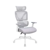 Unique-SX Yönetici ve Çalışma Koltuğu - Gri/Krem 74x119.5-129x65.5 cm - 2