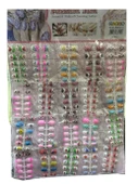 Şekilli Tırnak Sticker Set - 4 adet - 1