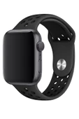 Apple Watch Series SE 40 MM Fileli Kordon Siyah-Siyah - 3