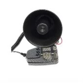 Hko 3 Sesli Mikrofonlu Siren 12V 40W Karbon - 2