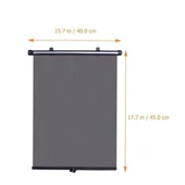 Hko Yan Cam Makaralı Perde Siyah 2 Li Takım - 4