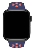 Apple Watch Series 6 38 MM Fileli Kordon Lacivert-Pembe - 3