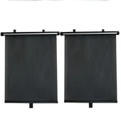Hko Yan Cam Makaralı Perde Siyah 2 Li Takım - 1