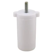 Mobilya Kanepe Sehpa TV Ünitesi Koltuk Orta Destek Ayağı Ayarlanabilir 9.5 cm Beyaz Baza Ayak 4 ADET thumbnail 5