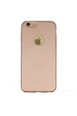 Apple iPhone 6G Premium Silikon Kılıf Rose Gold - 1