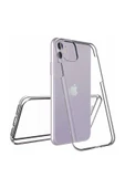 Apple iPhone 11 Pro Max Çift Taraflı Silikon Kılıf Şeffaf - 2