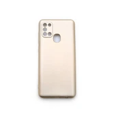 Samsung Galaxy A21S Premium Silikon Kılıf Gold - 1
