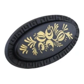 Mobilya Düğme Kulp Çekmece Dolabı Dolap Kapak Kulpu Kulbu Dekoratif Metal Siyah 4 Adet thumbnail 6